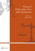 Rivista di diritto delle arti e dello spettacolo (2020) vol.1 edito da PM edizioni