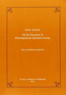 On the geometry of in homo geneous quantum groups di Paolo Aschieri edito da Scuola Normale Superiore