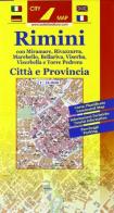 Rimini città e provincia 1:12.000-1:55.000 edito da Belletti