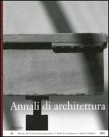 Annali di architettura (2011) edito da Marsilio