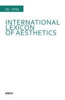 International lexicon of aesthetics (2022) vol.5 edito da Mimesis