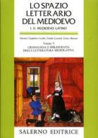 Lo spazio letterario del Medioevo. Il Medioevo latino vol.5 edito da Salerno
