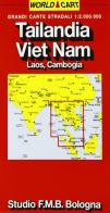 Tailandia. Vietnam. Laos. Cambogia 1:2.000.000 edito da Studio FMB Bologna