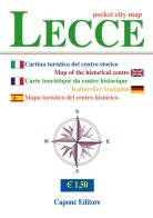 Lecce. Pocket city map. Ediz. multilingue di Enrico Capone edito da Capone Editore