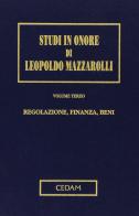 Studi in onore di Leopoldo Mazzarolli vol.3 edito da CEDAM