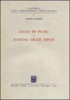 Leggi di piano e sistema delle fonti di Augusto Barbera edito da Giuffrè