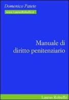 Manuale di diritto penitenziario di Domenico Patete edito da Laurus Robuffo