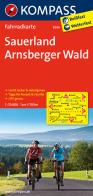 Carta cicloturistica n. 3054. Sauerlandm, Arnsberger Wald 1:70.000. Adatto a GPS. Digital map. DVD-ROM edito da Kompass