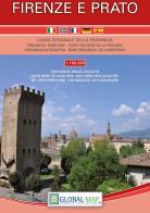 Firenze e Prato. Carta stradale della provincia 1:150.000 edito da Global Map