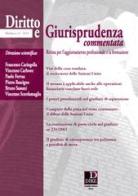 Diritto e giurisprudenza commentata (2013) vol.6 edito da Dike Giuridica