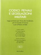 Codici penali, legislazioni militari di Gustavo Vignocchi edito da Mucchi Editore