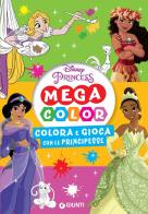 Colora e gioca con le principesse. Mega color. Disney princess. Ediz. illustrata edito da Disney Libri