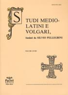 Studi mediolatini e volgari (2022) vol.68 edito da Pacini Editore
