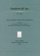Quaderni del '900 (2020) vol.20 edito da Fabrizio Serra Editore