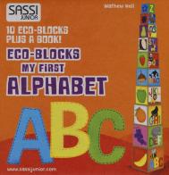 My first alphabet. Eco-cubotti. Ediz. illustrata. Con gadget di Mathew Neil edito da Sassi