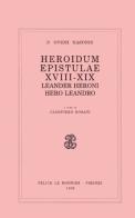 Epistulae 18-19 di P. Nasone Ovidio edito da Mondadori Education