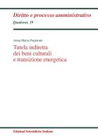 Tutela indiretta dei beni culturali e transizione energetica di Anna Porporato edito da Edizioni Scientifiche Italiane