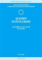 Quaderni di studi europei (2002) vol.2 edito da Giuffrè