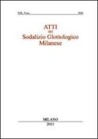 Atti del sodalizio glottologico milanese (2010) vol.5 edito da Edizioni dell'Orso
