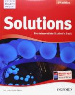 Solutions. Pre-intermediate. Student's book. Per le Scuole superiori edito da Oxford University Press