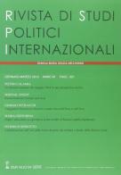 Rivista di studi politici internazionali (2014) vol.1 edito da Studium
