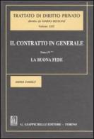 Il contratto in generale vol.4 di Andrea D'Angelo edito da Giappichelli