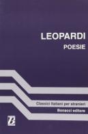 Poesie di Giacomo Leopardi edito da Bonacci