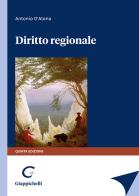 Diritto regionale di Antonio D'Atena edito da Giappichelli
