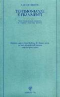 Testimonianze e frammenti di Laso di Ermione edito da Edizioni ETS