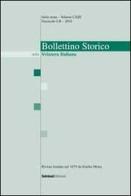 Bollettino storico della Svizzera Italiana (2010) edito da Salvioni