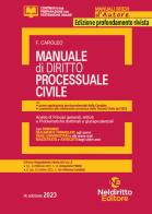 Manuale di diritto processuale civile di Paolo Spaziani, Franco Caroleo edito da Neldiritto Editore