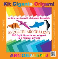 Kit gigante origami. 20 colori arcobaleno. Ediz. a colori. Con gadget di Pasquale D'Auria edito da Nuinui