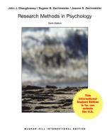 Research methods in psychology di John J. Shaughnessy, Eugene B. Zechmeister, Jeanne S. Zechmeister edito da McGraw-Hill Education