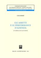 Gli assetti e le performance d'azienda. Un modello di valutazione di Luigi Borrè edito da Giuffrè