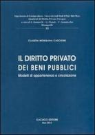 Il diritto privato dei beni pubblici. Modelli di appartenenza e circolazione di Claudia Cascione edito da Cacucci