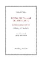 Epistolari italiani del Settecento. Repertorio bibliografico vol.2 di Corrado Viola edito da QuiEdit