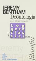 Deontologia di Jeremy Bentham edito da La Nuova Italia