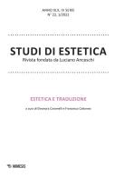 Studi di estetica (2022) vol.1 edito da Mimesis