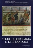 Studi di filologia e letteratura di Orazio Bianco, Emilio Bandiera, Giovanni Laudizi edito da Congedo