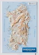Sardegna 1:1.000.000 (carta in rilievo da banco cm 31,2x22,55) edito da Global Map