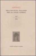 Annali dell'Istituto italiano per gli studi storici (2002) vol.19 edito da Il Mulino
