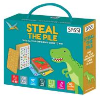 Steal the pile. Card games. Ediz. a colori. Con 44 stikers. Con 40 Carte di Irena Trevisan edito da Sassi