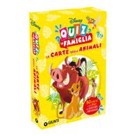 Le carte degli animali. Quiz in famiglia. Ediz. a colori. Con 50 Carte edito da Disney Libri