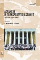 Advances in transportation studies. An international journal. Special issue (2022) vol.3 edito da Aracne (Genzano di Roma)
