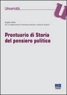 Prontuario di storia del pensiero politico di Angelo D'Orsi edito da Maggioli Editore