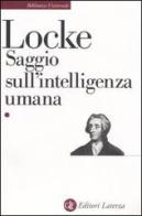 Saggio sull'intelligenza umana di John Locke edito da Laterza