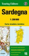 Sardegna 1:200.000. Carta stradale e turistica. Ediz. multilingue edito da Touring