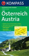Carta stradale n. 308. Austria-Österreich 1:300.000. Ediz. bilingue edito da Kompass