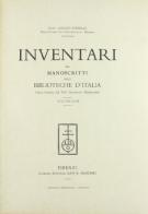 Inventari dei manoscritti delle biblioteche d'Italia vol.42 edito da Olschki