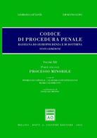 Codice di procedura penale. Rassegna di giurisprudenza e di dottrina vol.12 edito da Giuffrè